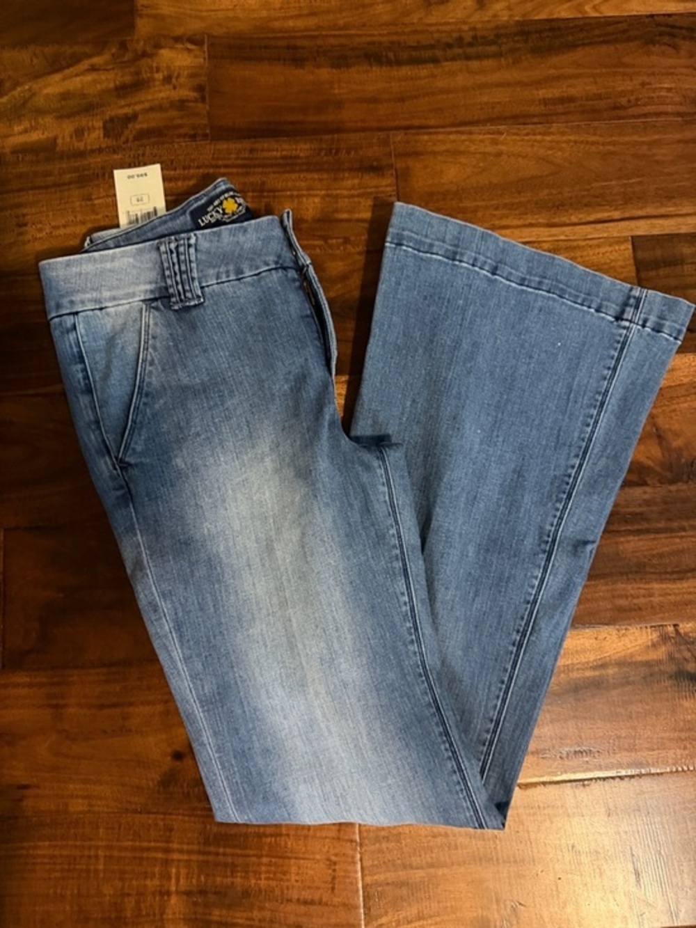 Lucky Brand Light Blue Wide-Leg Jeans
